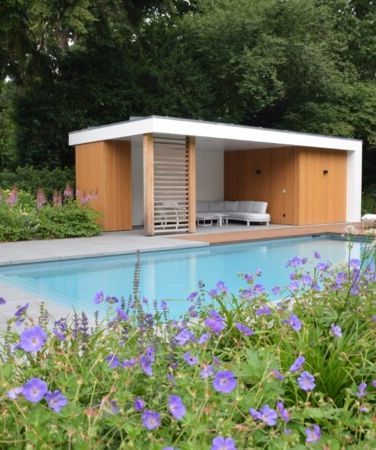Sfeervol poolhouse